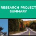 NAPA Research Project Summary